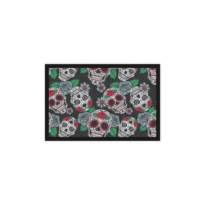 Floor Mats - Skulls and Roses - printonitshop