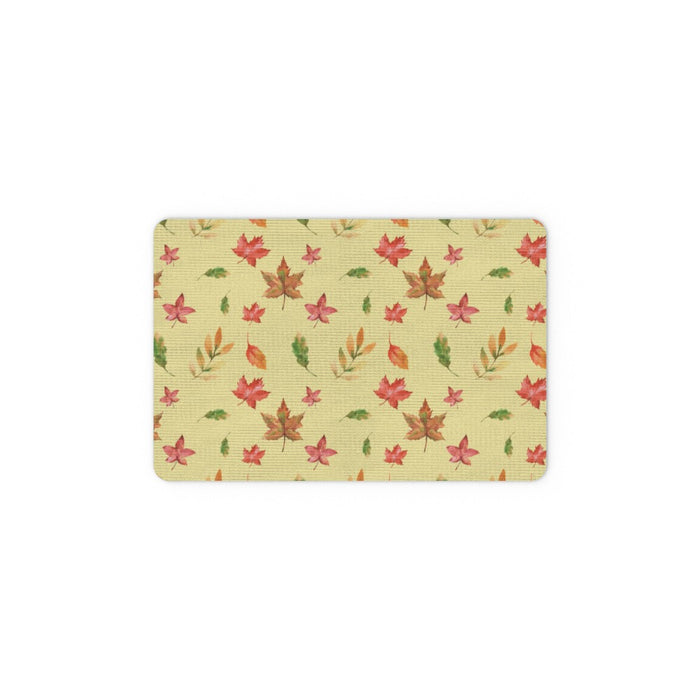 Floor Mats - Autumn Leaves Cream - printonitshop