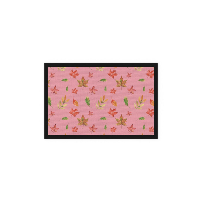 Floor Mats - Autumn Leaves Pink - printonitshop