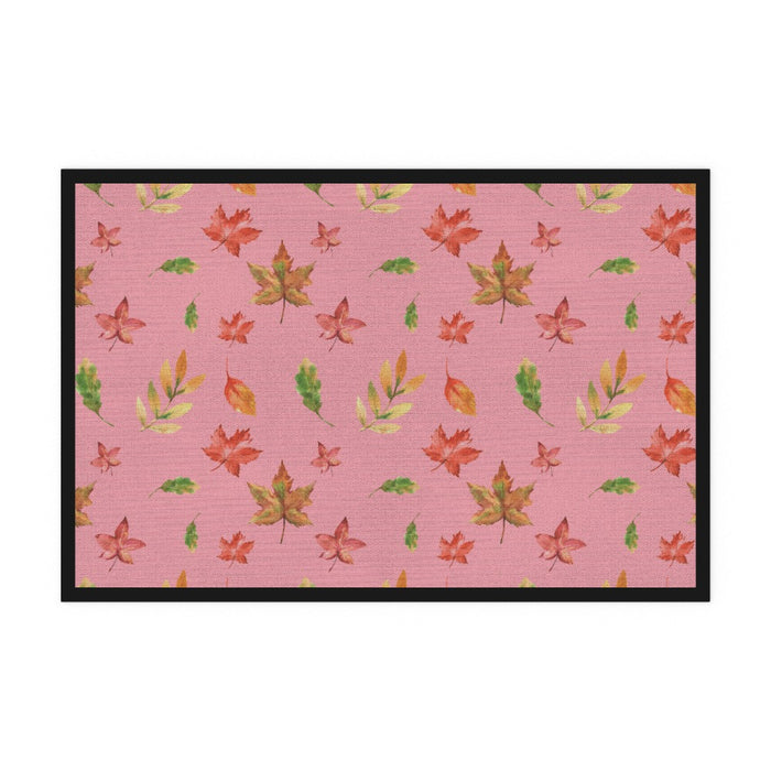 Floor Mats - Autumn Leaves Pink - printonitshop