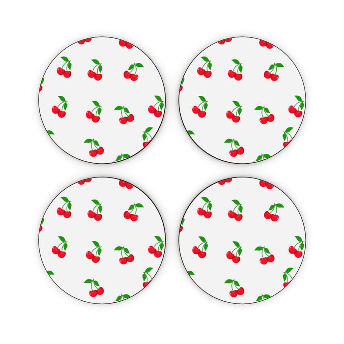 Coasters - White Cherries - printonitshop