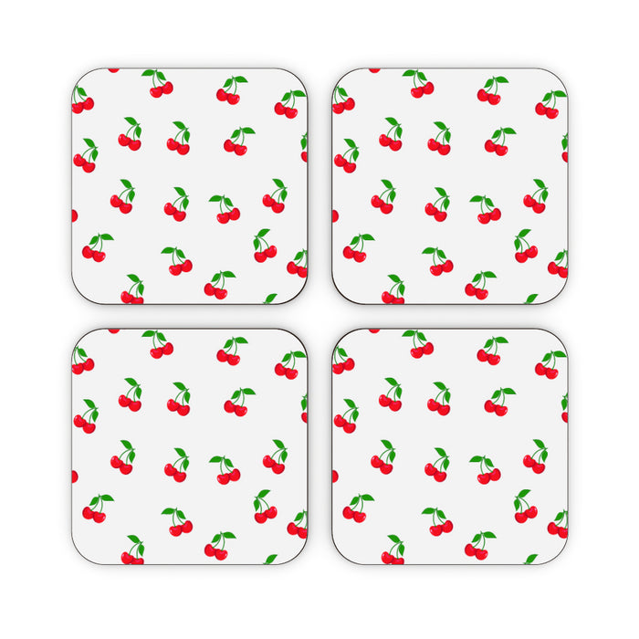 Coasters - White Cherries - printonitshop