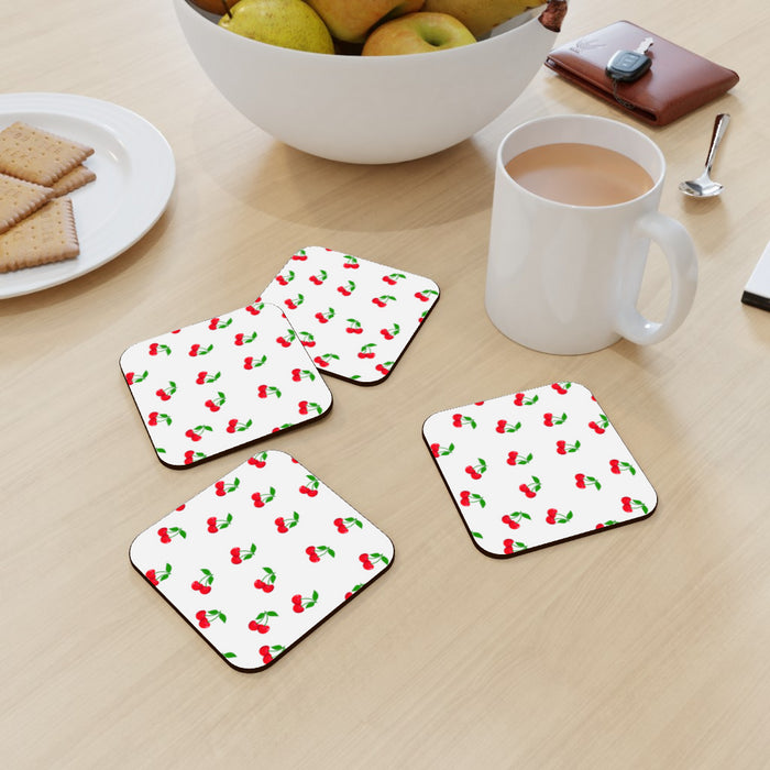 Coasters - White Cherries - printonitshop