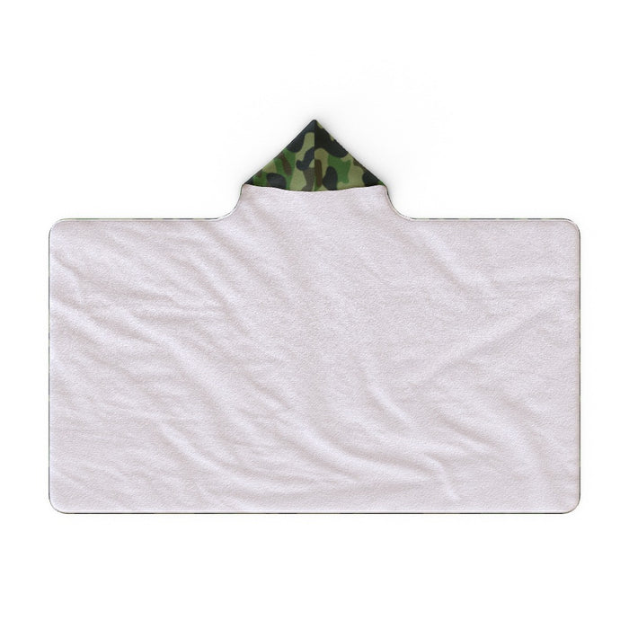 Hooded Blanket - Camo Green - printonitshop