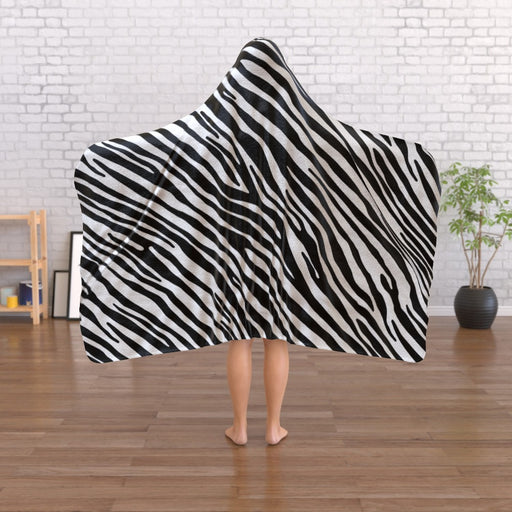 Hooded Blanket - Zebra - printonitshop