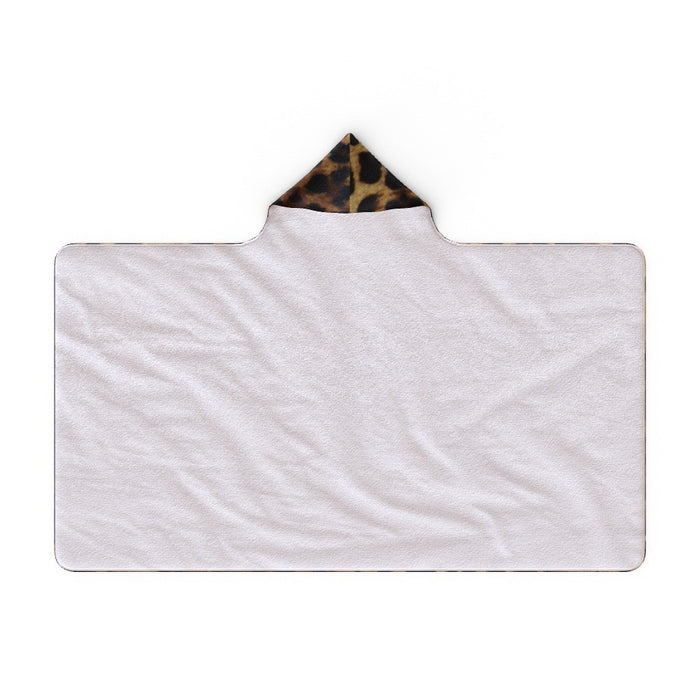 Hooded Blanket - Leopard - printonitshop