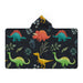 Hooded Blanket - Dino Dark - printonitshop