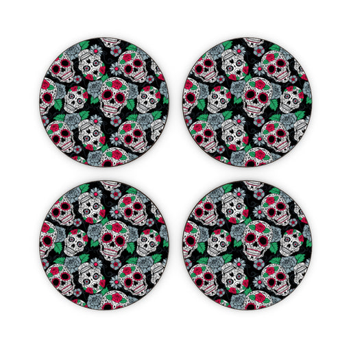 Coasters - Skulls and Roses - printonitshop