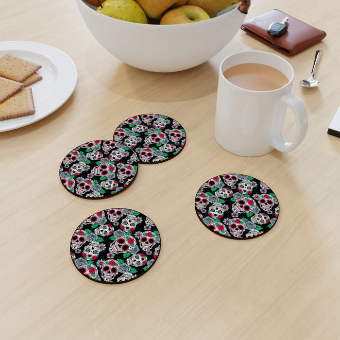 Coasters - Skulls and Roses - printonitshop