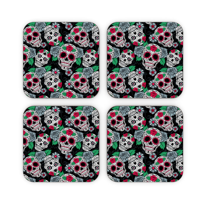 Coasters - Skulls and Roses - printonitshop