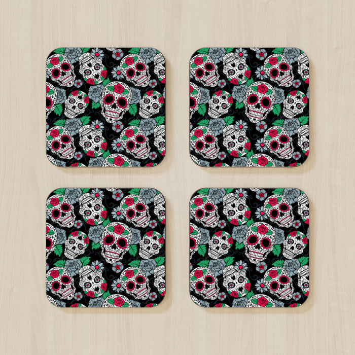 Coasters - Skulls and Roses - printonitshop