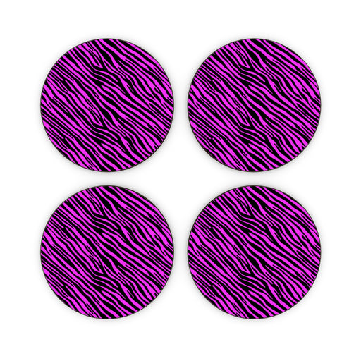 Coasters - Pink Zebra - printonitshop