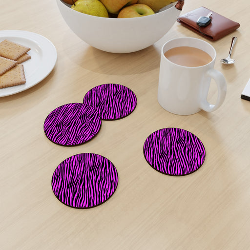 Coasters - Pink Zebra - printonitshop