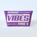 Cosmetic Bag - Good Vibes Only Purple - printonitshop