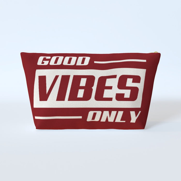 Cosmetic Bag - Good Vibes Only Wine - printonitshop