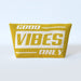 Cosmetic Bag - Good Vibes Only Mustard - printonitshop