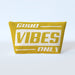 Cosmetic Bag - Good Vibes Only Mustard - printonitshop