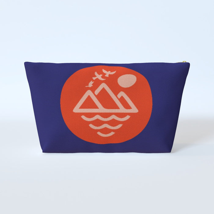 Cosmetic Bag - Mountain Doves Blue - printonitshop