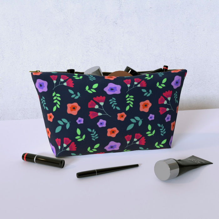 Cosmetic Bag - Dark Flowers - printonitshop