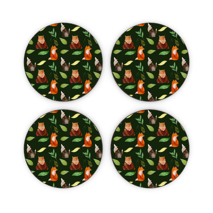 Coasters - Bear.Wolf.Fox - printonitshop