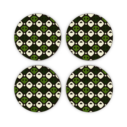 Coasters - Abstract Green - printonitshop