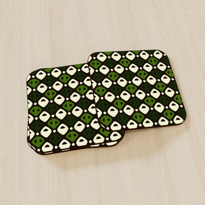 Coasters - Abstract Green - printonitshop