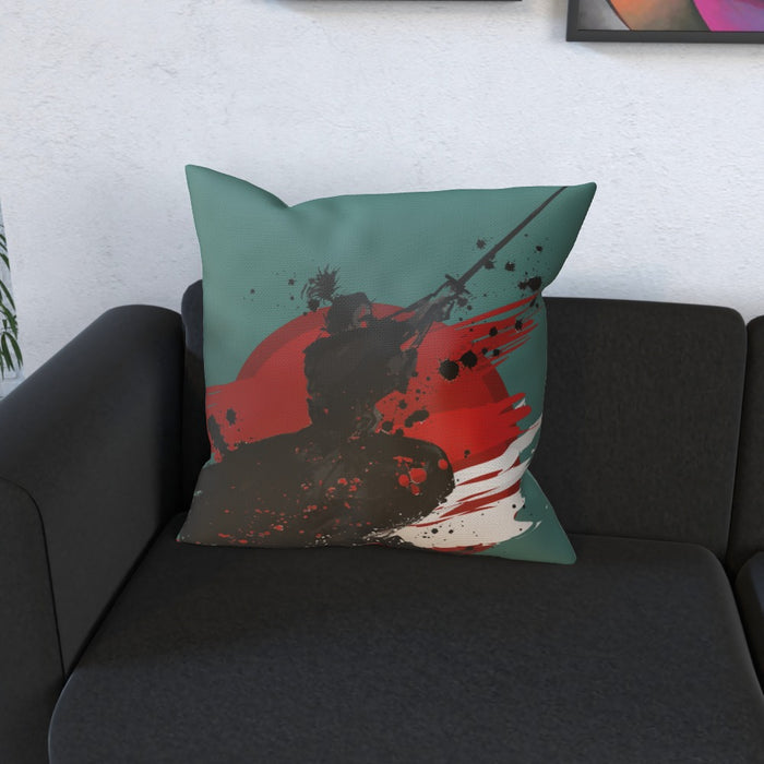 Cushion - Samurai Green - printonitshop