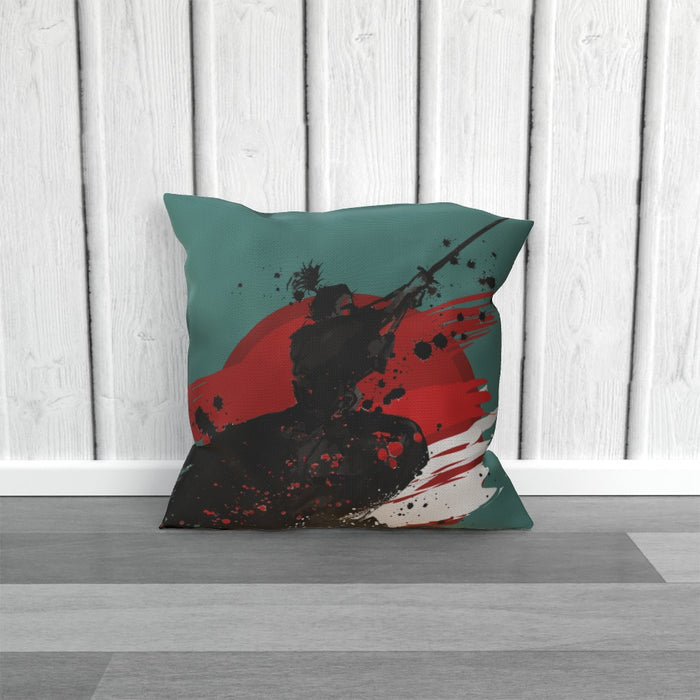 Cushion - Samurai Green - printonitshop