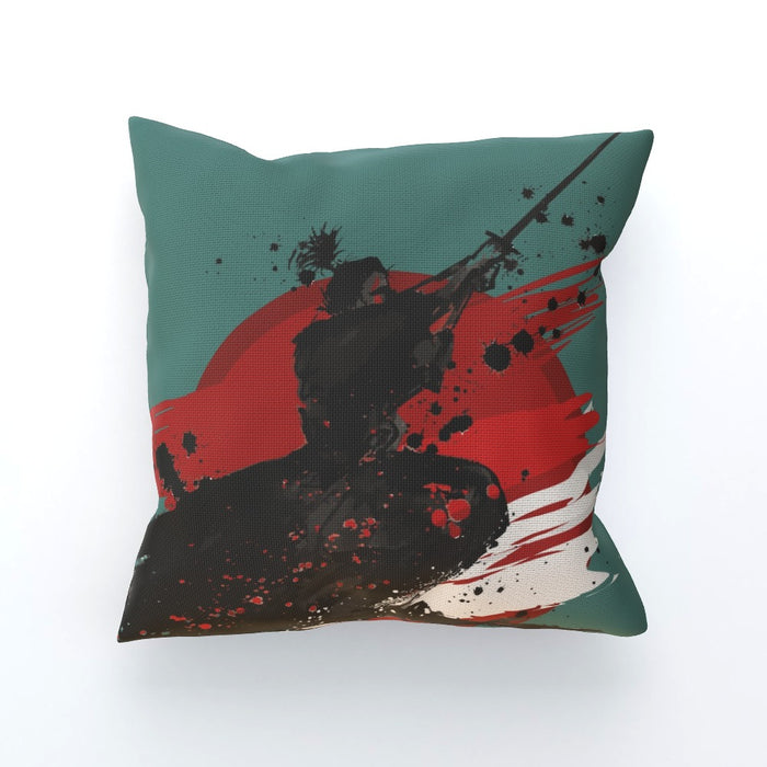 Cushion - Samurai Green - printonitshop