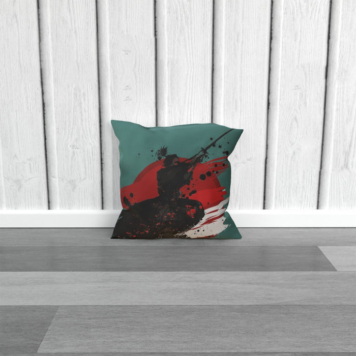 Cushion - Samurai Green - printonitshop