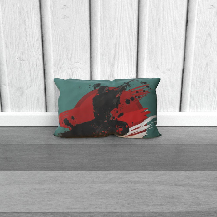 Cushion - Samurai Green - printonitshop