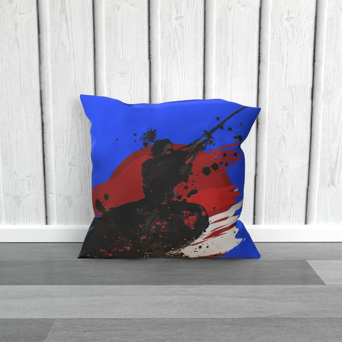 Cushion - Samurai Blue - printonitshop