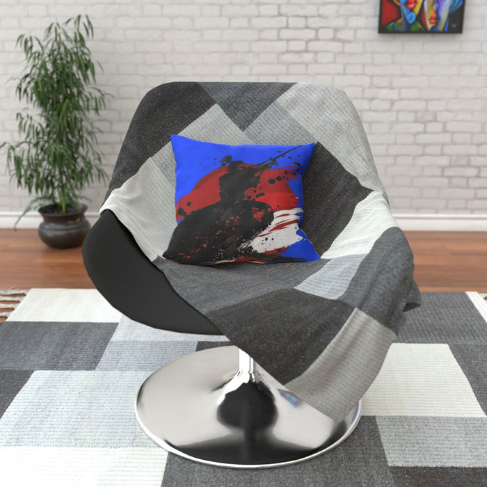 Cushion - Samurai Blue - printonitshop