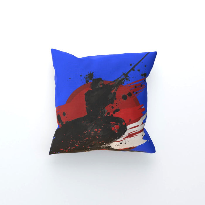 Cushion - Samurai Blue - printonitshop