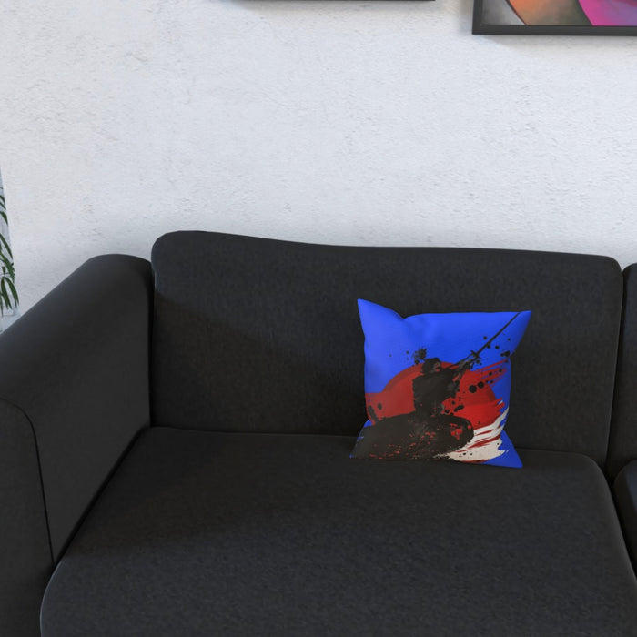 Cushion - Samurai Blue - printonitshop