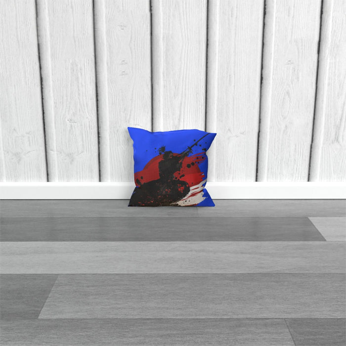 Cushion - Samurai Blue - printonitshop