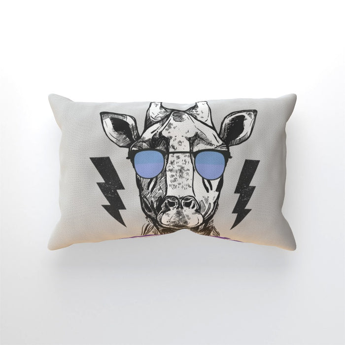 Cushion - To Cool For School Giraffe - printonitshop