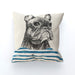 Cushion - To Cool For School Bulldog - printonitshop