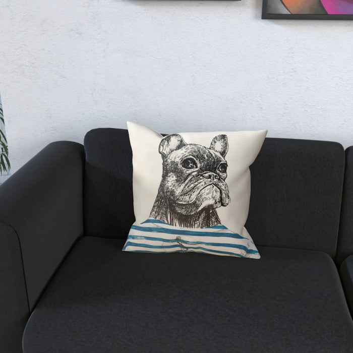 Cushion - To Cool For School Bulldog - printonitshop