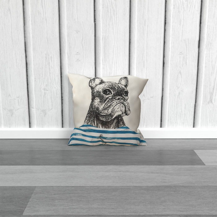 Cushion - To Cool For School Bulldog - printonitshop