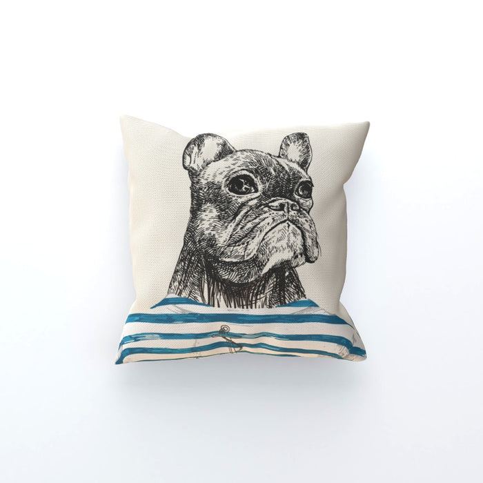 Cushion - To Cool For School Bulldog - printonitshop