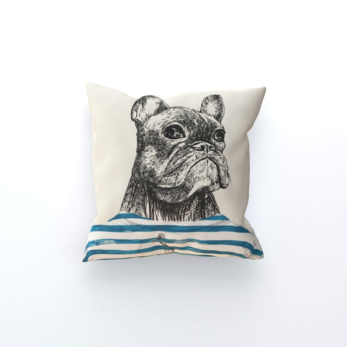 Cushion - To Cool For School Bulldog - printonitshop