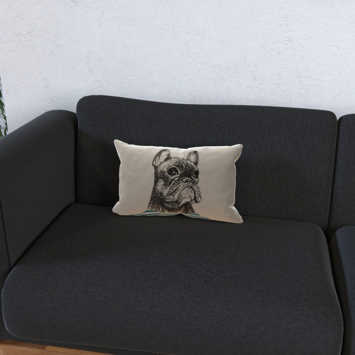 Cushion - To Cool For School Bulldog - printonitshop