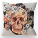 Cushion - Skull With Flowers - printonitshop