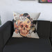 Cushion - Skull With Flowers - printonitshop