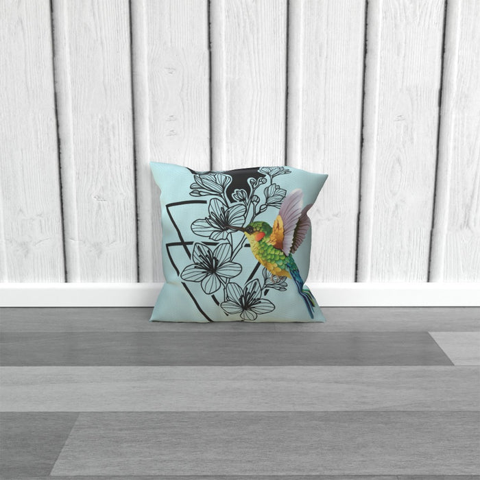 Cushion - Colourful Hummingbird - printonitshop