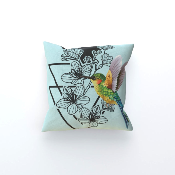 Cushion - Colourful Hummingbird - printonitshop