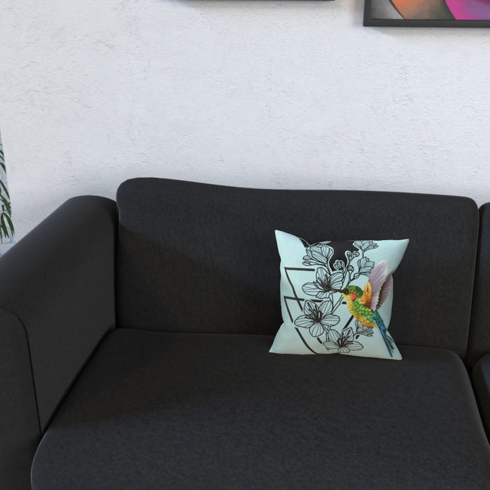 Cushion - Colourful Hummingbird - printonitshop