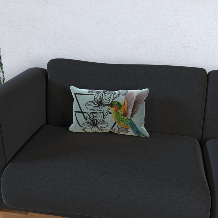 Cushion - Colourful Hummingbird - printonitshop