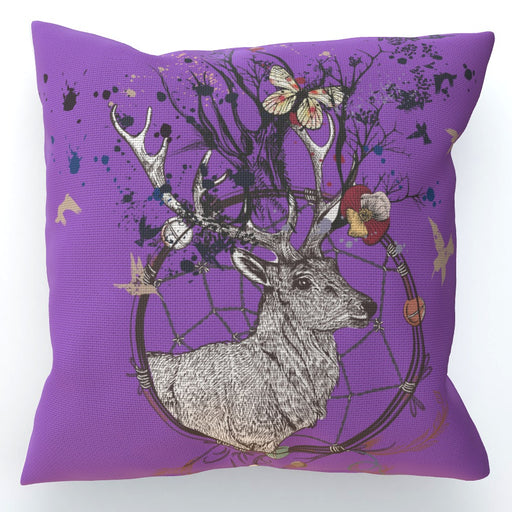 Cushion - Dream Catching Deer - printonitshop